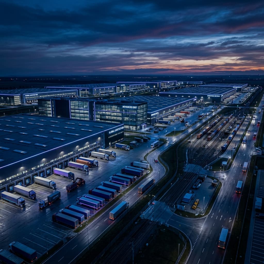 Logistics warehouse landscape